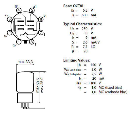 6SN7-WC